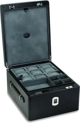 UNDERWOOD (London) - Biometric Jewelry Storage Train Case | UN3224/BLK