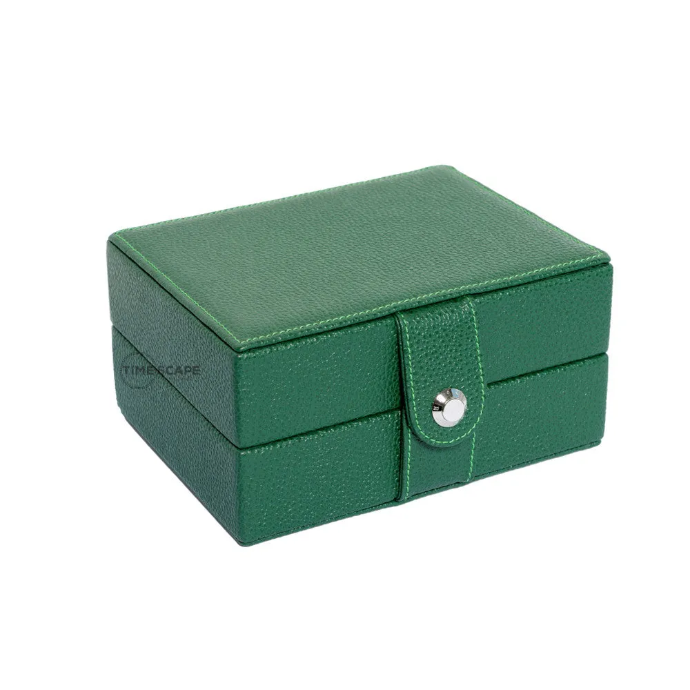 UNDERWOOD (LONDON) - Double Leather Watch Box | UN215/GRN