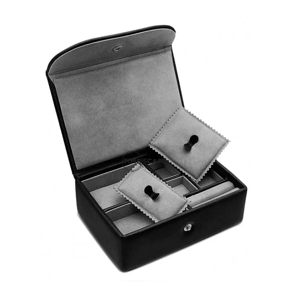 UNDERWOOD (LONDON) - Small Leather Watch & Jewelry Box | UN216/BLK