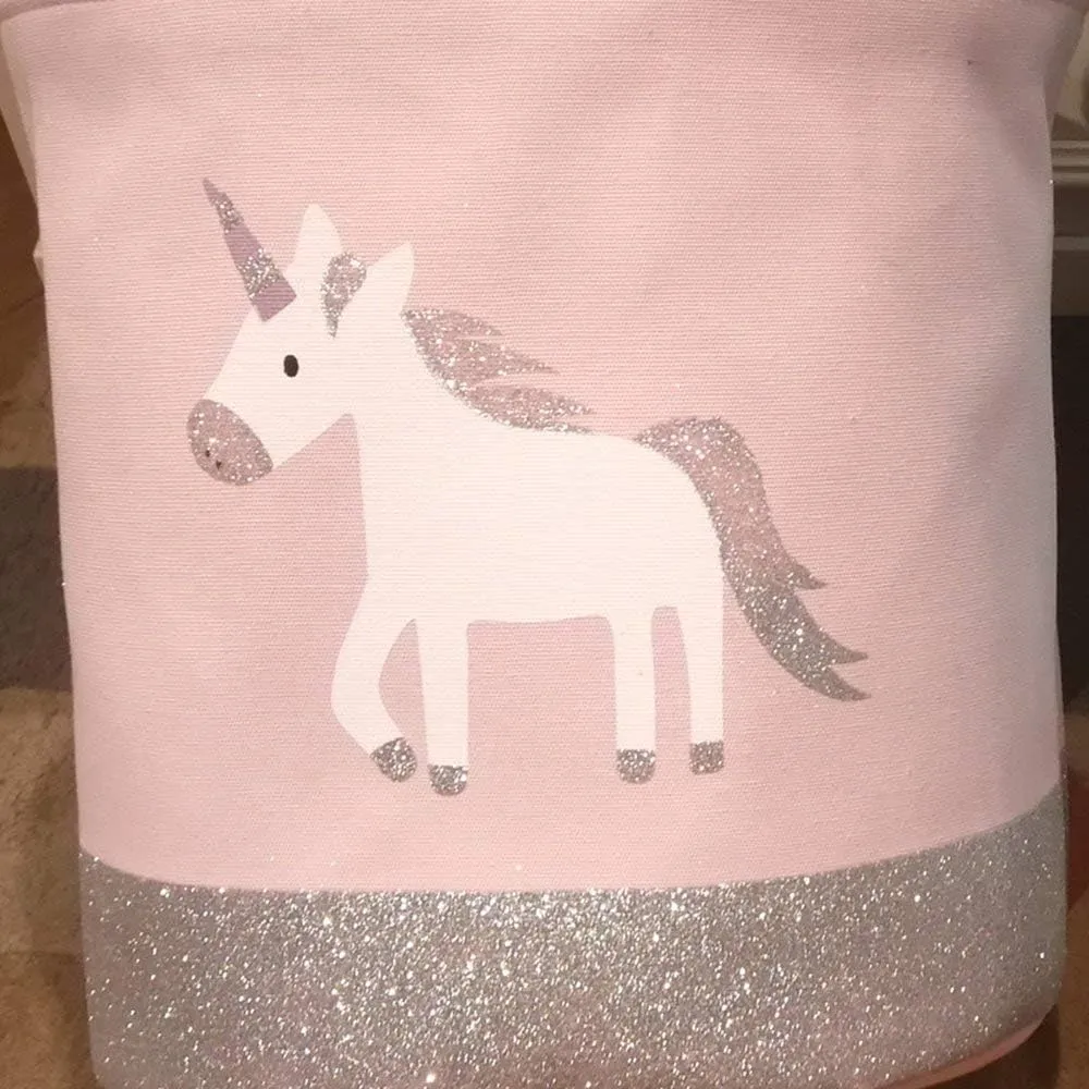 Unicorn Storage Basket - Pink