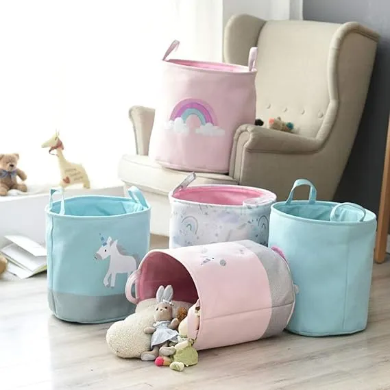 Unicorn Storage Basket - Pink