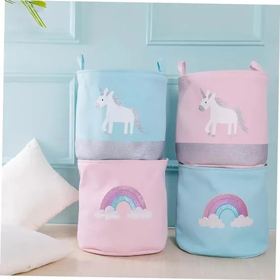 Unicorn Storage Basket - Pink