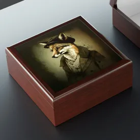 Vintage Fox Journeyman Jewelry Box