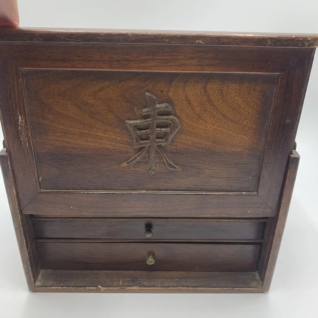 Vintage Mahjong Tile Storage Box /hg