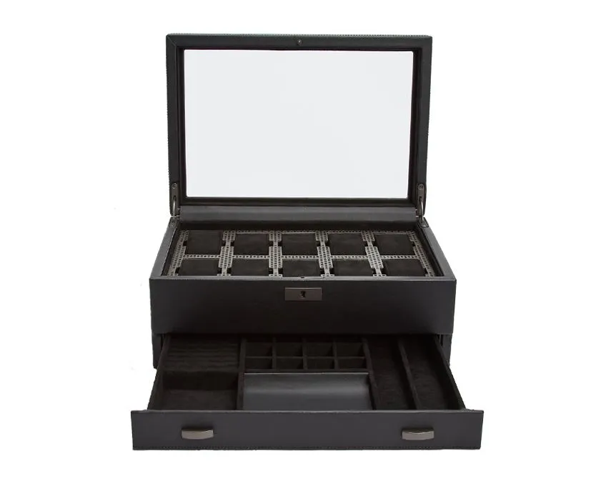 Wolf - Axis 10-Unit Watch Box w Storage | 488203