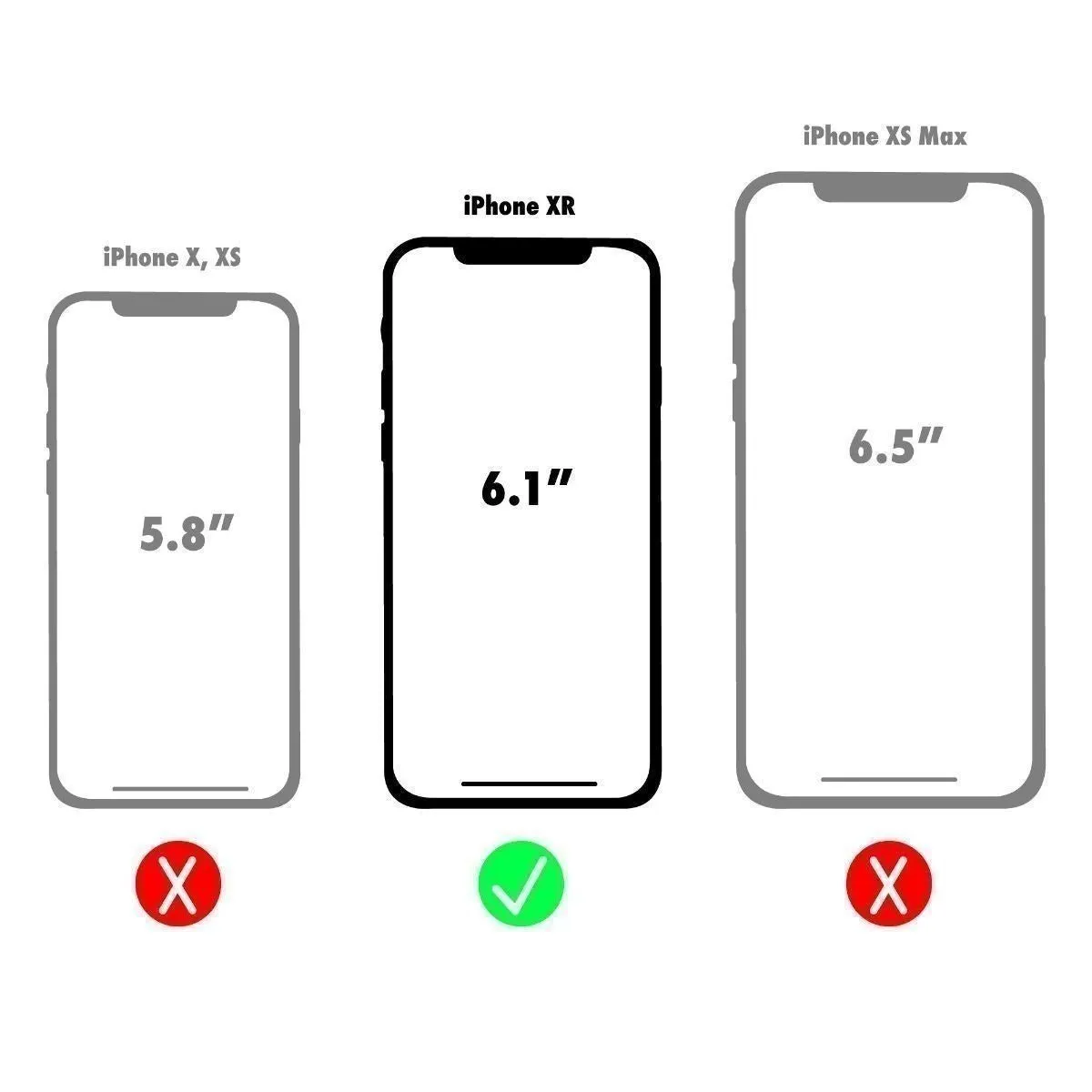 ZAGG Piccadilly Series Case for iPhone XR - Black / Clear